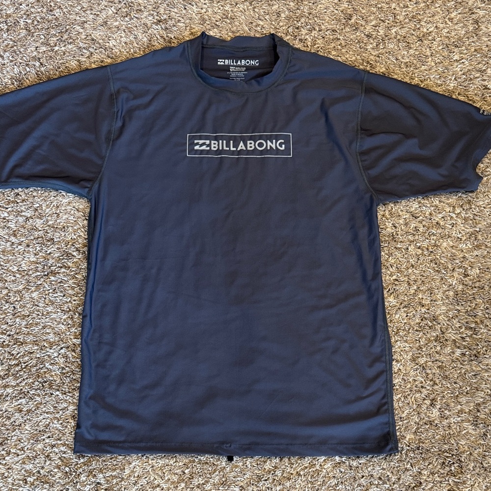 Billabong Dark Gray Short Sleeve Crew UPF Tee